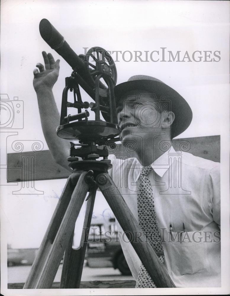 1956 Press Photo R.S. Williams of R.M. Gensert and Associates - nec35974 - Historic Images