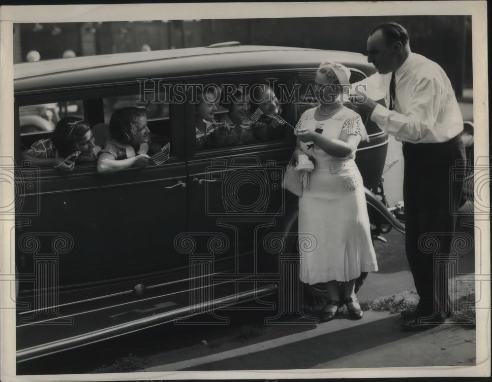 1938 Press Photo Isabell Solder &amp; Judge Frank Merrick - Historic Images