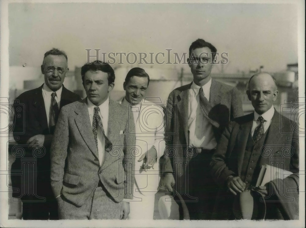 1931 Press Photo Scientists aboard liner Ventura for research expeditions - Historic Images