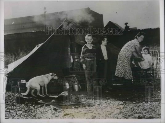 1938 Press Photo Rock Island Heavy Rains - Historic Images