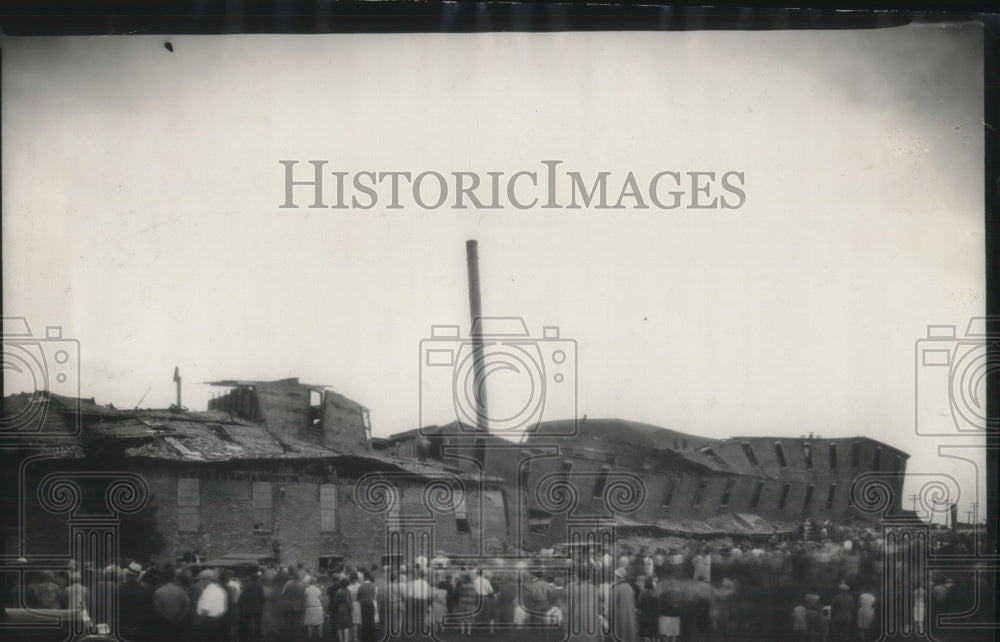 1928 Scene at Rockford after the storm. - Historic Images