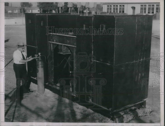 1934 Press Photo Earth's crust strength told - Historic Images