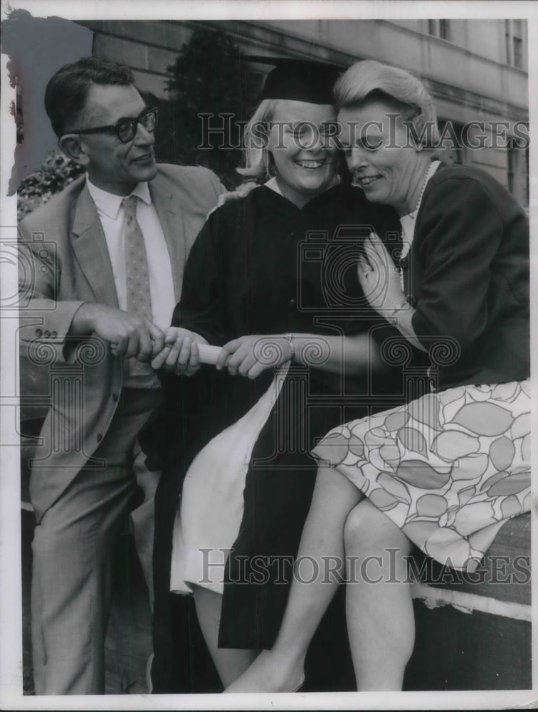 1956 Barbara Ann Roeker received the Bachelor of Arts Degree, - Historic Images