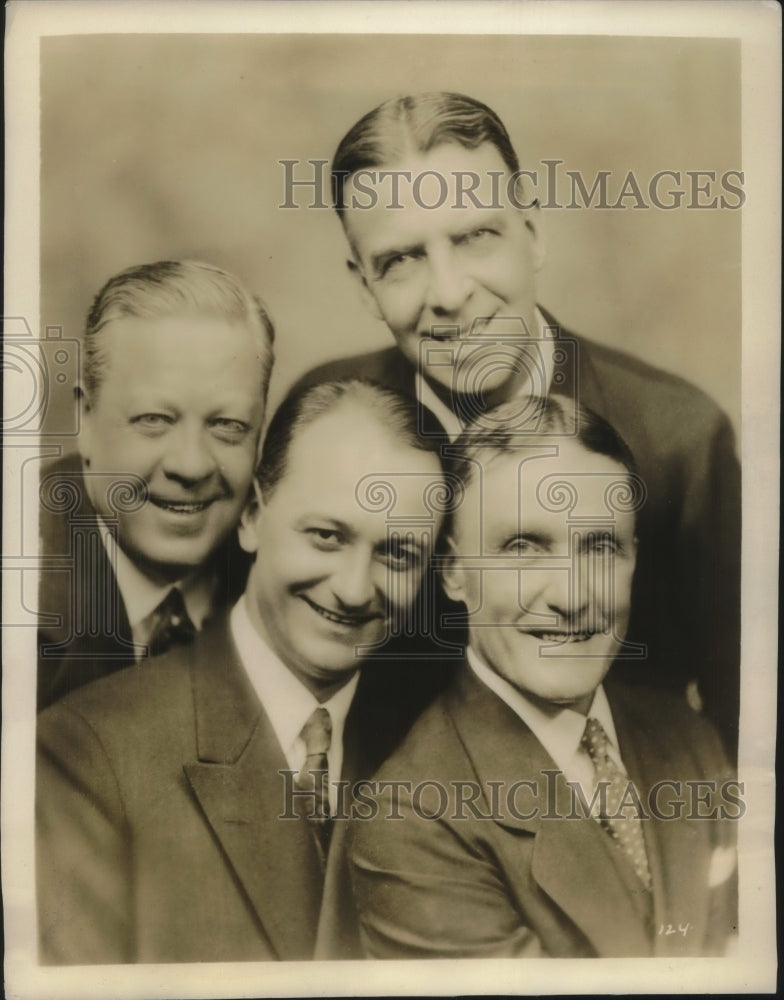 1930 Press Photo The "Gang" from the concert tour of the Southwest - Historic Images