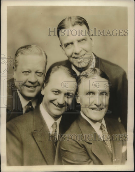 1930 Press Photo The "Gang" from the concert tour of the Southwest - Historic Images