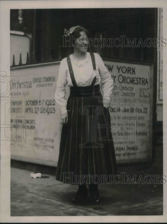 1922 Press Photo Finland delegate, Marie Stenroth at W.C.T.U convention in P.A. - Historic Images