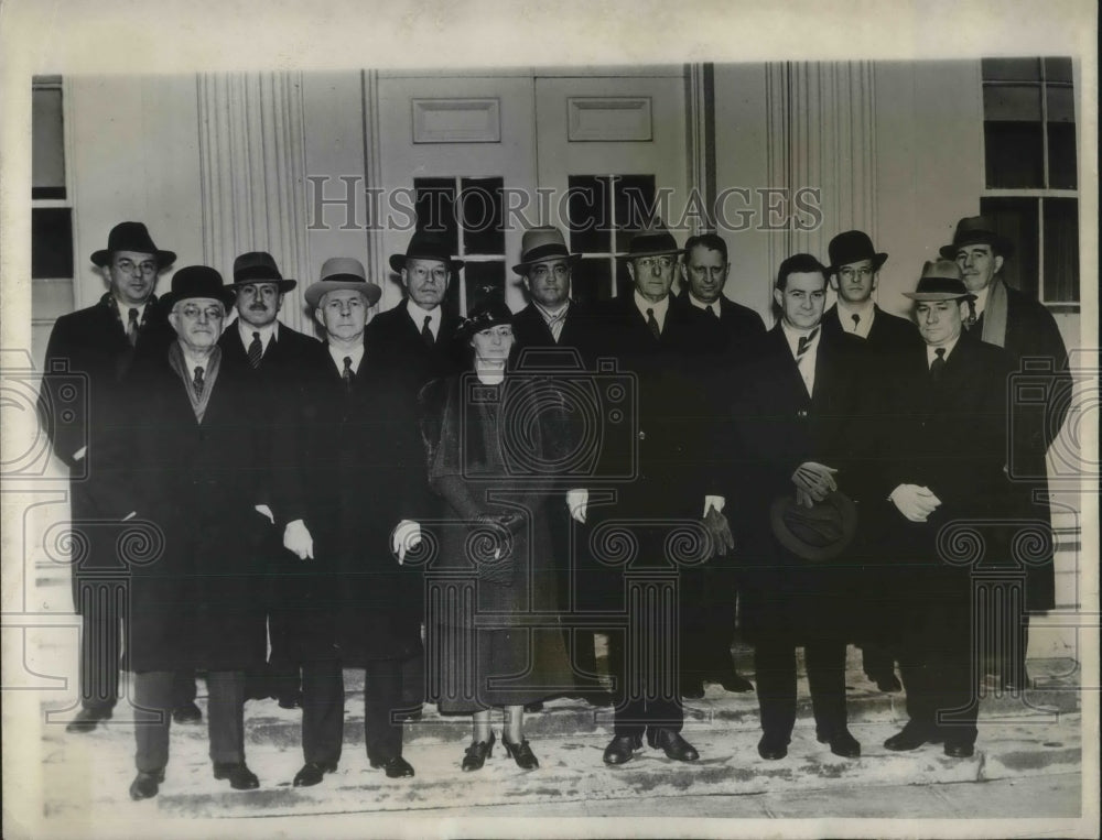 1935 Press Photo The advisory committee for the Study of Crime - Historic Images