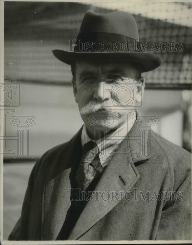 1929 Press Photo Sir Alfred Thomas Davies Enroute to to London - Historic Images