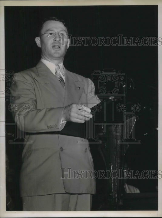 1938 Press Photo Daniel J Doherty National Commander of American Legion - Historic Images