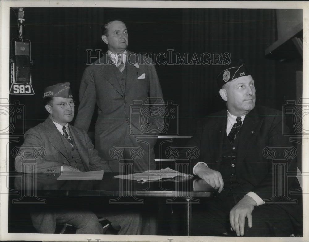 1938 Press Photo American Legion Cmdr. Daniel Doherty in L.A. for convention - Historic Images