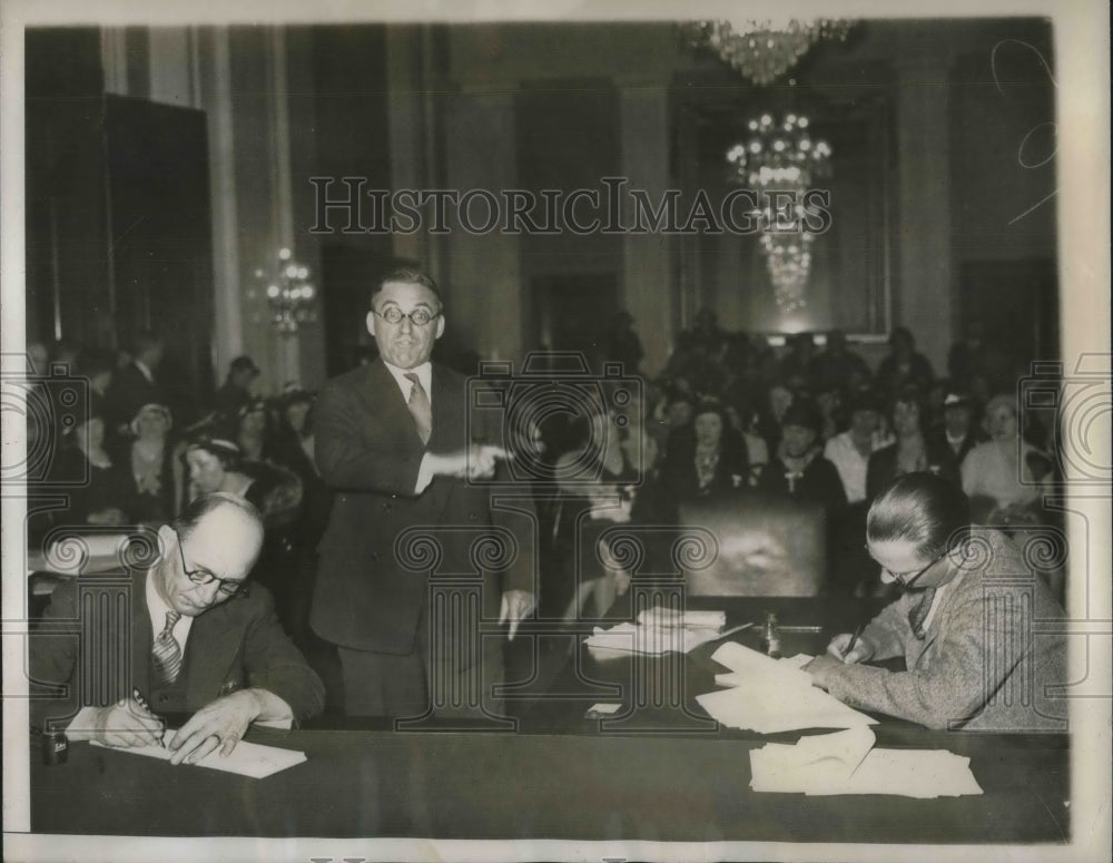 1932 Press Photo Frank A.K. Bolan Represents American Hotel Association Senate - Historic Images