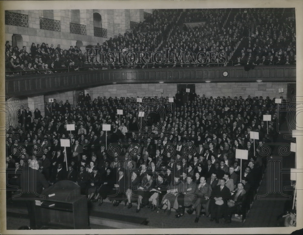 1935 Political Rally at the Baptist Church - Historic Images