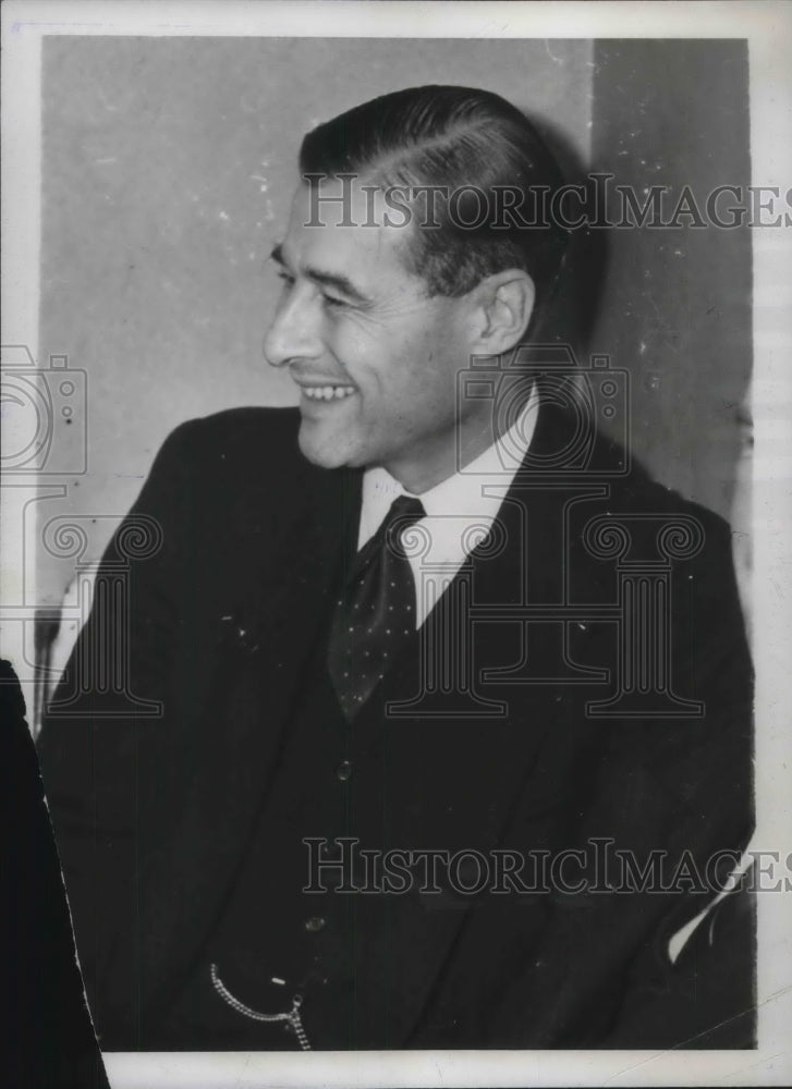 1938 Press Photo Junius S, Morgan, Director of the United States Steel Corporati - Historic Images