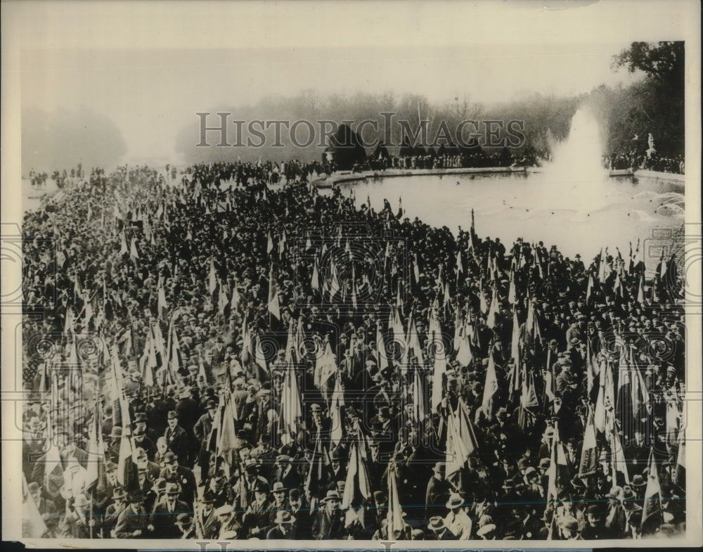 1927 Press Photo French soldiers organized fraternal spirit of the Legion. - Historic Images
