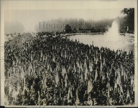 1927 Press Photo French soldiers organized fraternal spirit of the Legion. - Historic Images