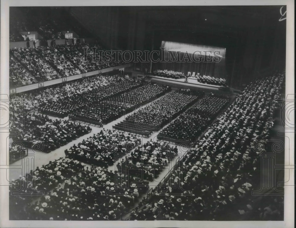 1938 Press Photo 182nd commencement of University of Pennysylavania. - nec38552 - Historic Images