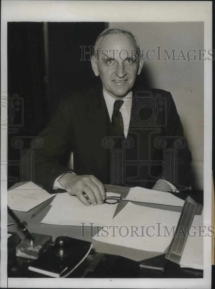 1933 Press Photo Herman, recently appointed as general counsel - Historic Images