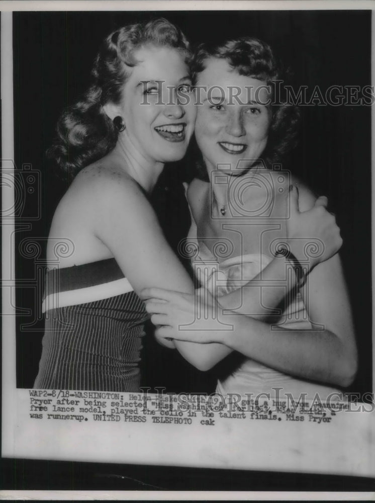 1953 Helen Smith selected as Miss Washington - Historic Images