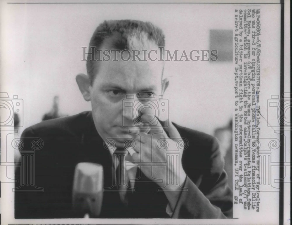 1962 Press Photo James T. Ralph - Historic Images