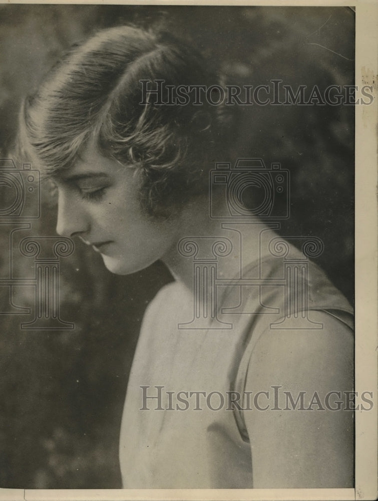 1926 Press Photo Miss N. Shortt, Daughter of Lord E. Short - Historic Images
