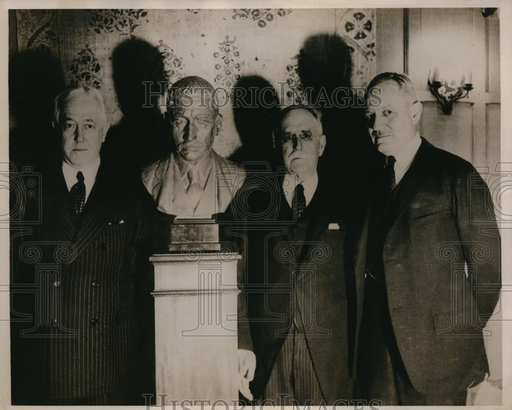 1936 Press Photo Council of Foreign Relations in NYC, JW Davis,CC Burlingham - Historic Images