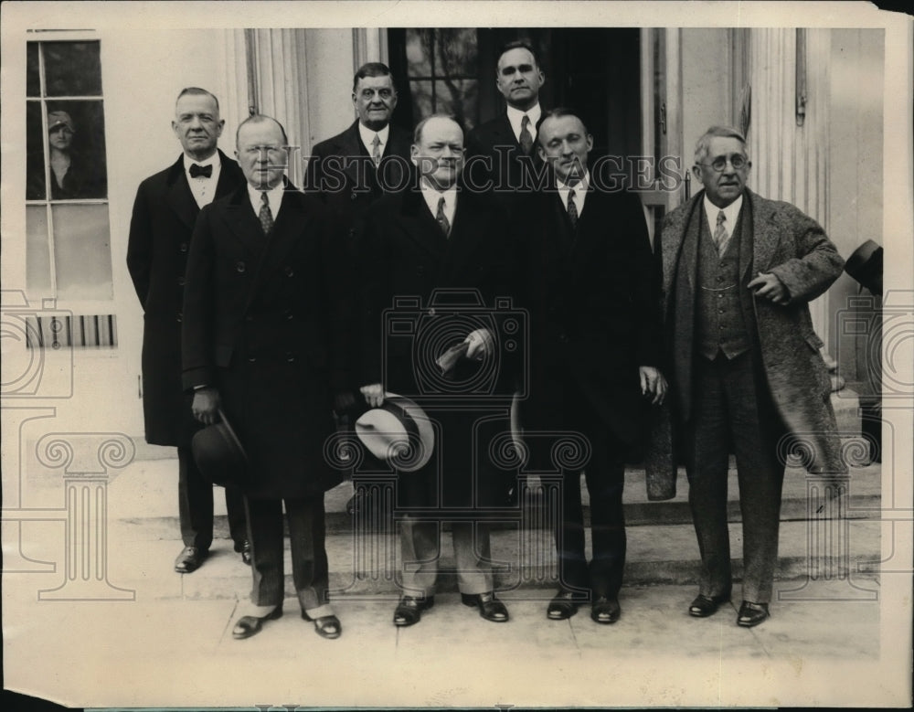 1928 Press Photo John McDuffie Alabama Hugo Black Senator Judges William Oliver - Historic Images