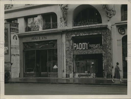 1928 Store Front Paris France-Historic Images