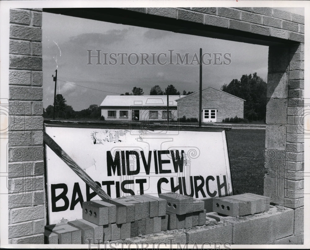 1962 Press Photo Midview Baptist Church at Lorain County - Historic Images