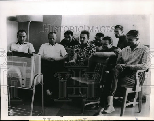 1962 Press Photo Russian Track and Field Team - Historic Images