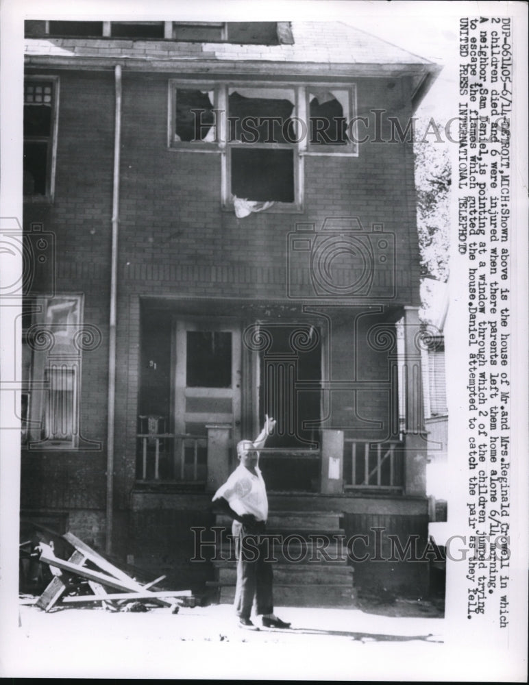 1959 Press Photo The home of Mr and Mrs Reginald Crowell where two of their - Historic Images