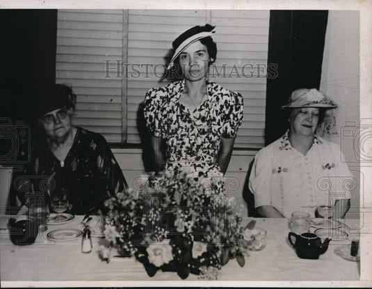 1938 Press Photo Members of League of Woman Buyers & Tax Payers of Nation Inc - Historic Images