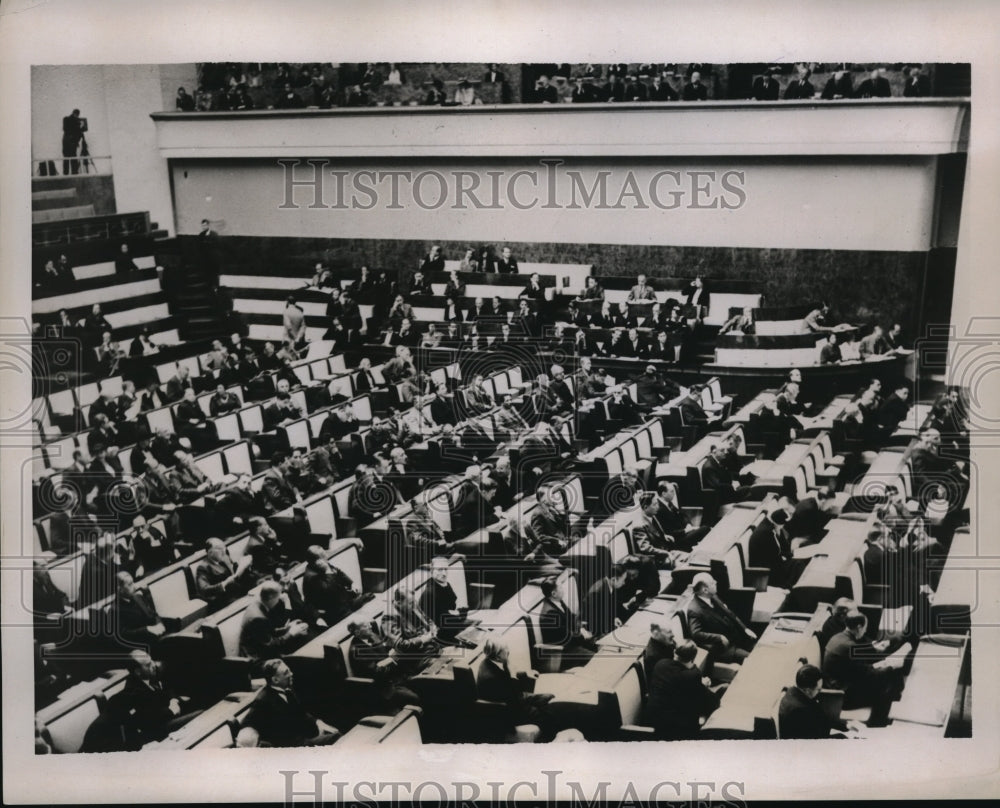 1937 Press Photo League of Nations assembly at Geneva, Switzerland - Historic Images