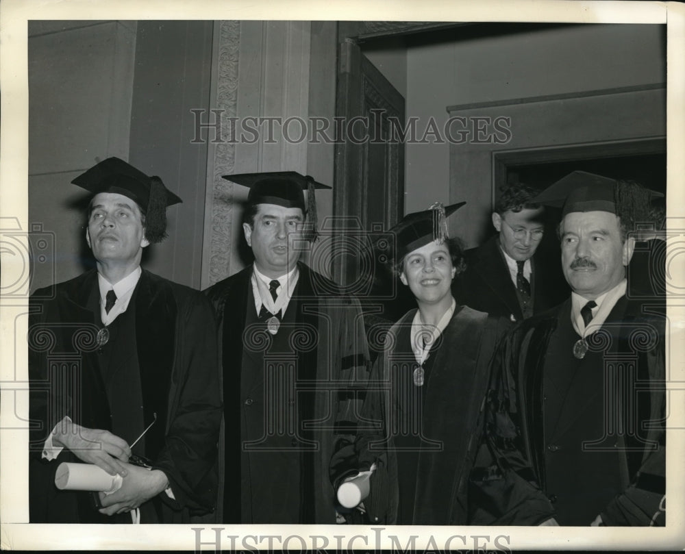 1941 Press Photo Latin-American Journalists at the Third Annual Convocation - Historic Images