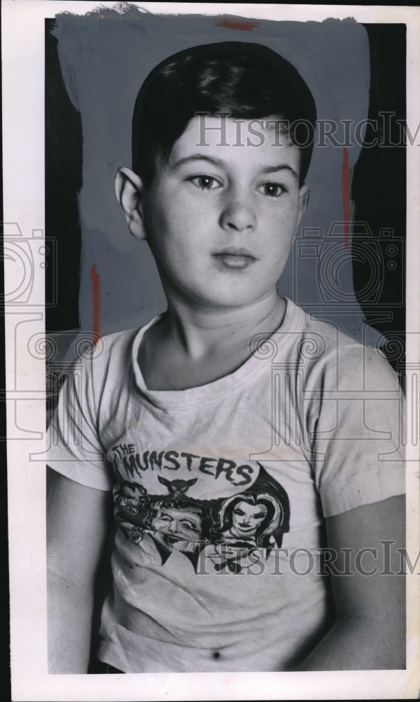 1967 Press Photo 9 year old Vernon Maynard in an ewspaper article - Historic Images