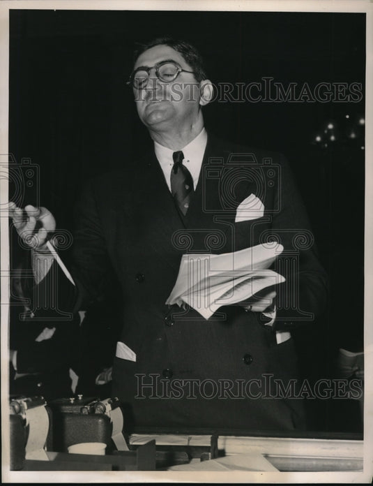 1939 Press Photo Thomas C Tozzi, Bronx Board of Trade in NY - Historic Images