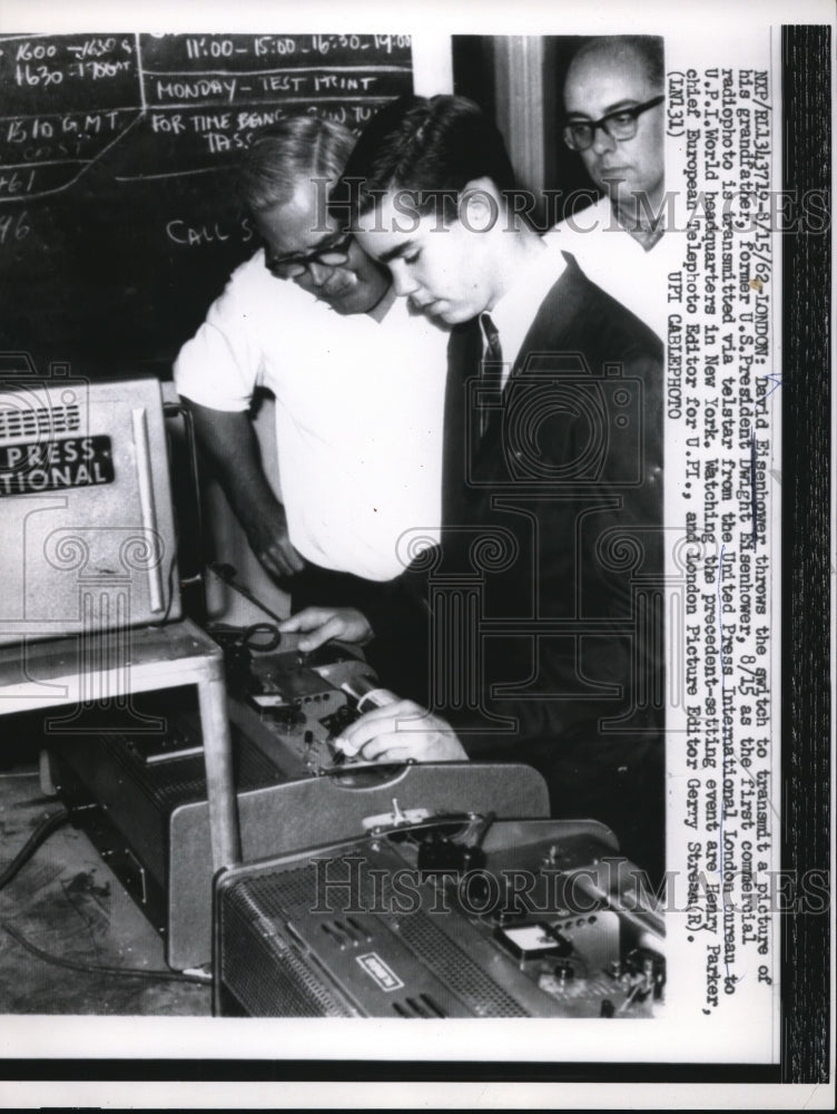 1962 Press Photo London, David Eisenhower, grandson of former President &amp; H Park - Historic Images