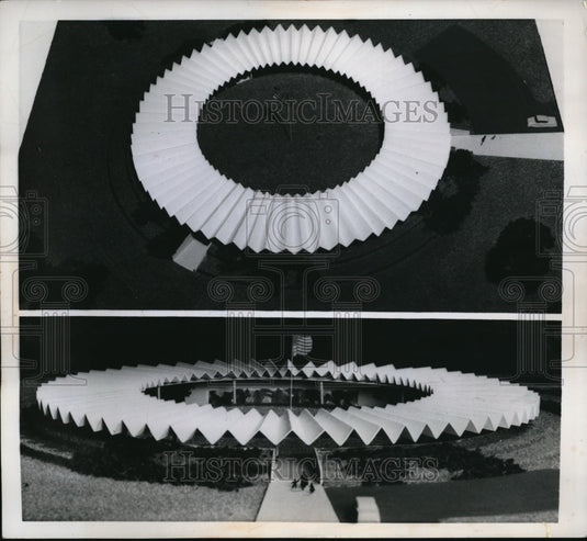 1959 Press Photo School Doubles As Fallout Shelter - Historic Images