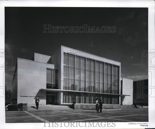 1962 Press Photo Annenberg School of Communication of University of Pennsylvania - Historic Images