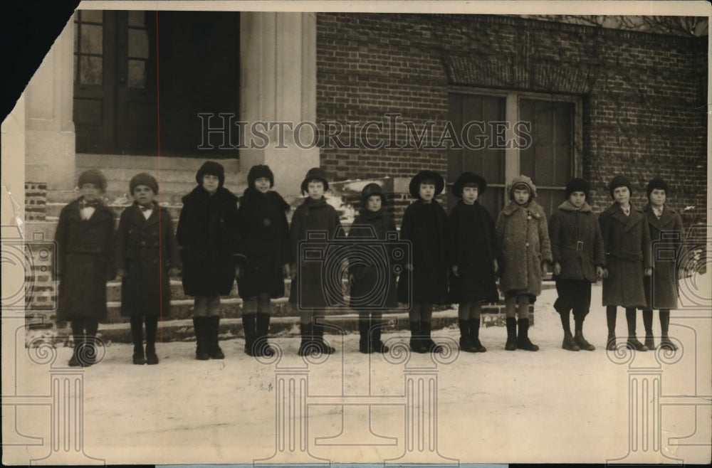1926 Press Photo Lorin Dane school in Medford, Mass twins, Cerasulo,Murray - Historic Images