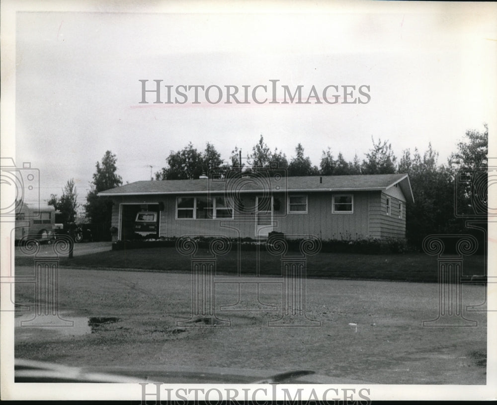 1974 Press Photo Ranch house in Fairbanks, Alaska - Historic Images