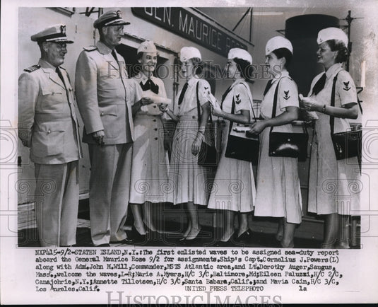 1953 Staten Island, NY WAVES Lts Saugus,Myers,Paluzzi,Canajore-Historic Images