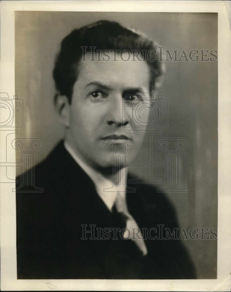 1928 Press Photo Ifor Thomas, tenor, to be in NBC special - Historic Images