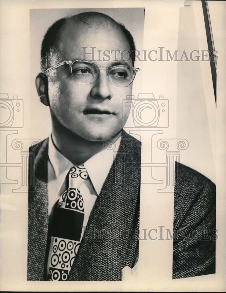 1948 Press Photo Abe Burrows, singer to perporm - Historic Images