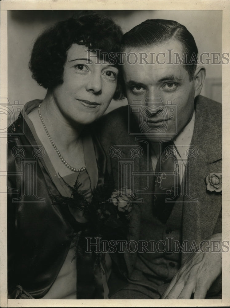 1925 Press Photo Mr &amp; Mrs Rex Fairbanks - Historic Images