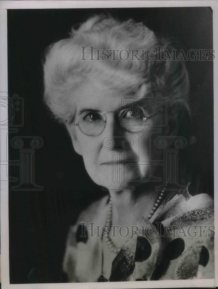 1935 Press Photo Mrs. Ona Todd, Sweepstakes Favorite Ticket Holder - Historic Images