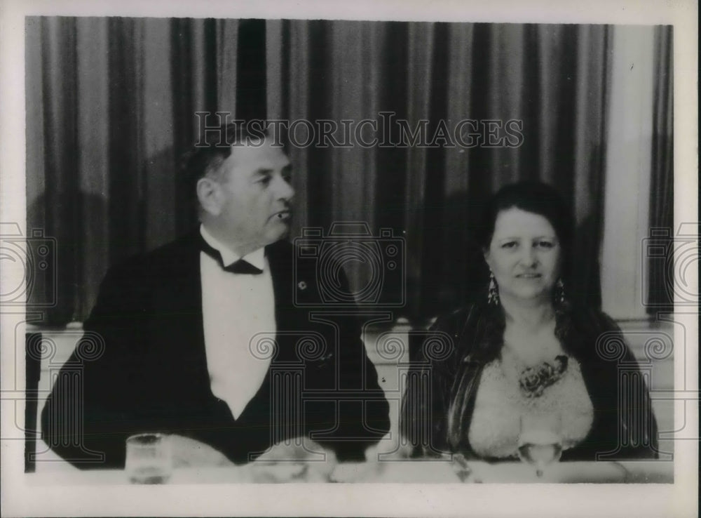 1938 Press Photo Bar Harbor Banquet - Historic Images