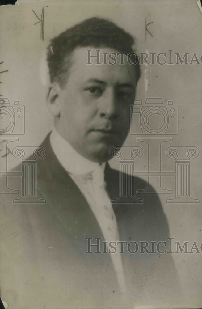 1920 Press Photo John W. Hill, Financial Editor - Historic Images