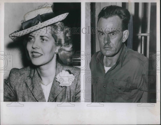 1951 Press Photo Kay Halle & Cleveland J Litt - Historic Images