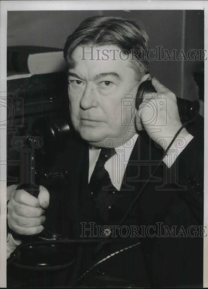 1940 Press Photo Circuit Judge Thomas J Rowe St Louis Missouri - Historic Images