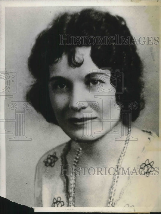 1933 Press Photo Mrs. Vernon Blythe shot & killed by her estranged husband - Historic Images